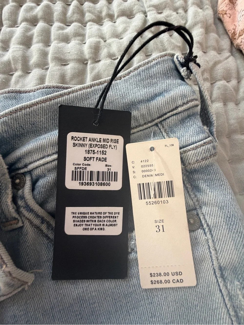 Light Wash Skinny Women’s Jeans - Classic High Rise